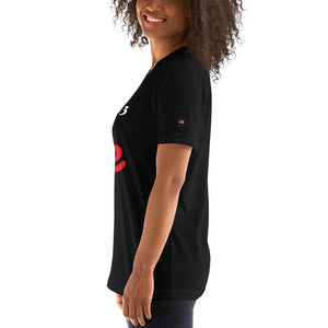 Philippians 3:13 Proceed with LOVE - Short-Sleeve Unisex T-Shirt - Black